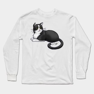 Cat - American Shorthair - Tuxedo Long Sleeve T-Shirt